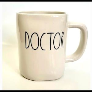 New Rae Dunn “Doctor” mug. Large 20oz capacity.